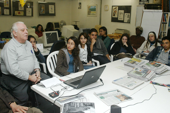 Foto: Repórteres do Futuro preparam-se para viagem de estudos e reportagens na Amazônia, em julho.  