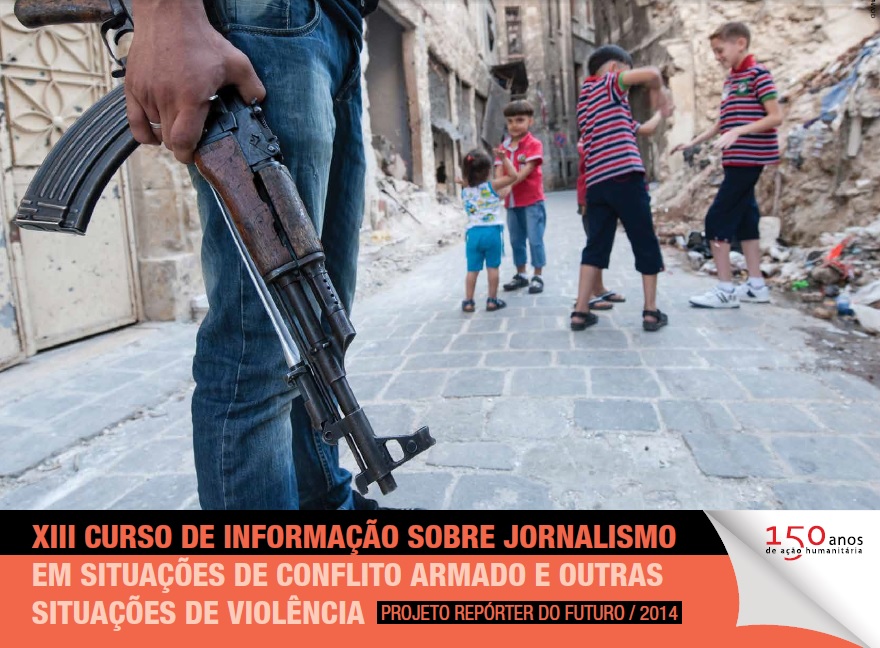 Foto: Inscrições para o XIII Curso sobre Jornalismo em Situações de Conflito Armado encerram-se quarta