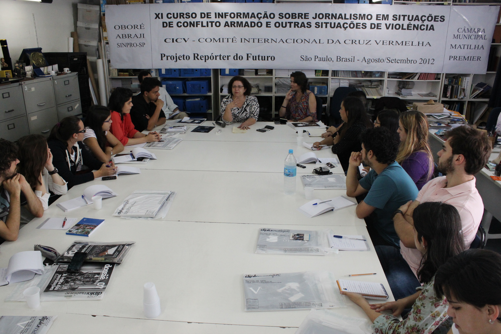 Foto: Cobertura de conflitos armados e política internacional foi tema da última conferência de imprensa do módulo