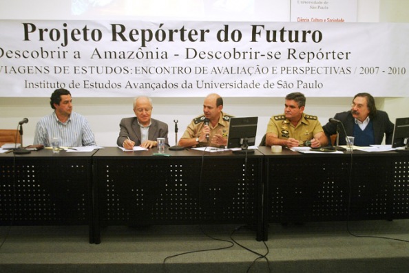 Foto: IEA-USP reuniu estudantes e professores para avaliar os módulos sobre a Amazônia do Repórter do Futuro