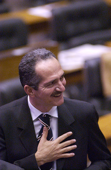 Foto: Deputado Aldo Rebelo concede entrevista exclusiva sobre a Amazônia aos estudantes do Repórter do Futuro 