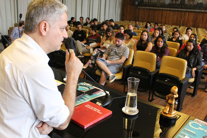 Foto: Aula Magna do 6° Descobrir São Paulo - Descobrir-se Repórter acontece neste sábado (23)