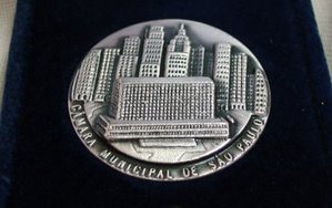Foto: OBORÉ recebe Medalha Anchieta e Diploma de Gratidão de São Paulo 