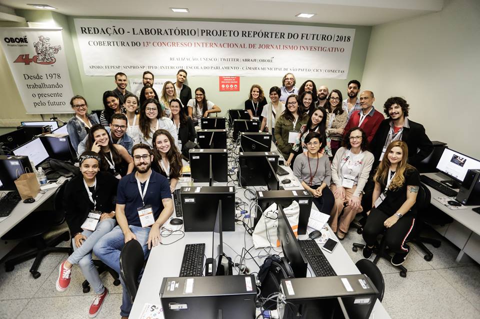 Foto: Projeto Repórter do Futuro realiza cobertura colaborativa do 13º Congresso da Abraji 