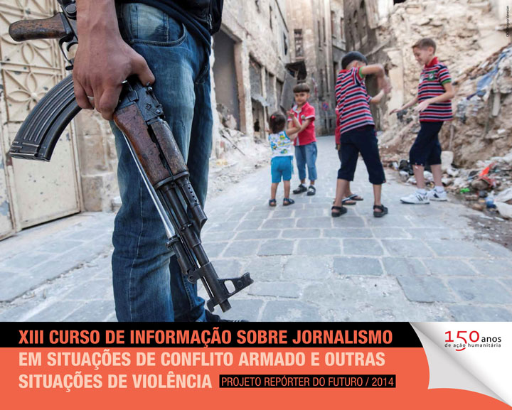 Foto: Encerradas as inscrições para XIII Curso Jornalismo em Situações de Conflito Armado
