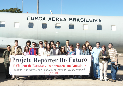 Foto: Estudantes do Repórter do Futuro participam da 4ª viagem de Estudos e Reportagens na Amazônia