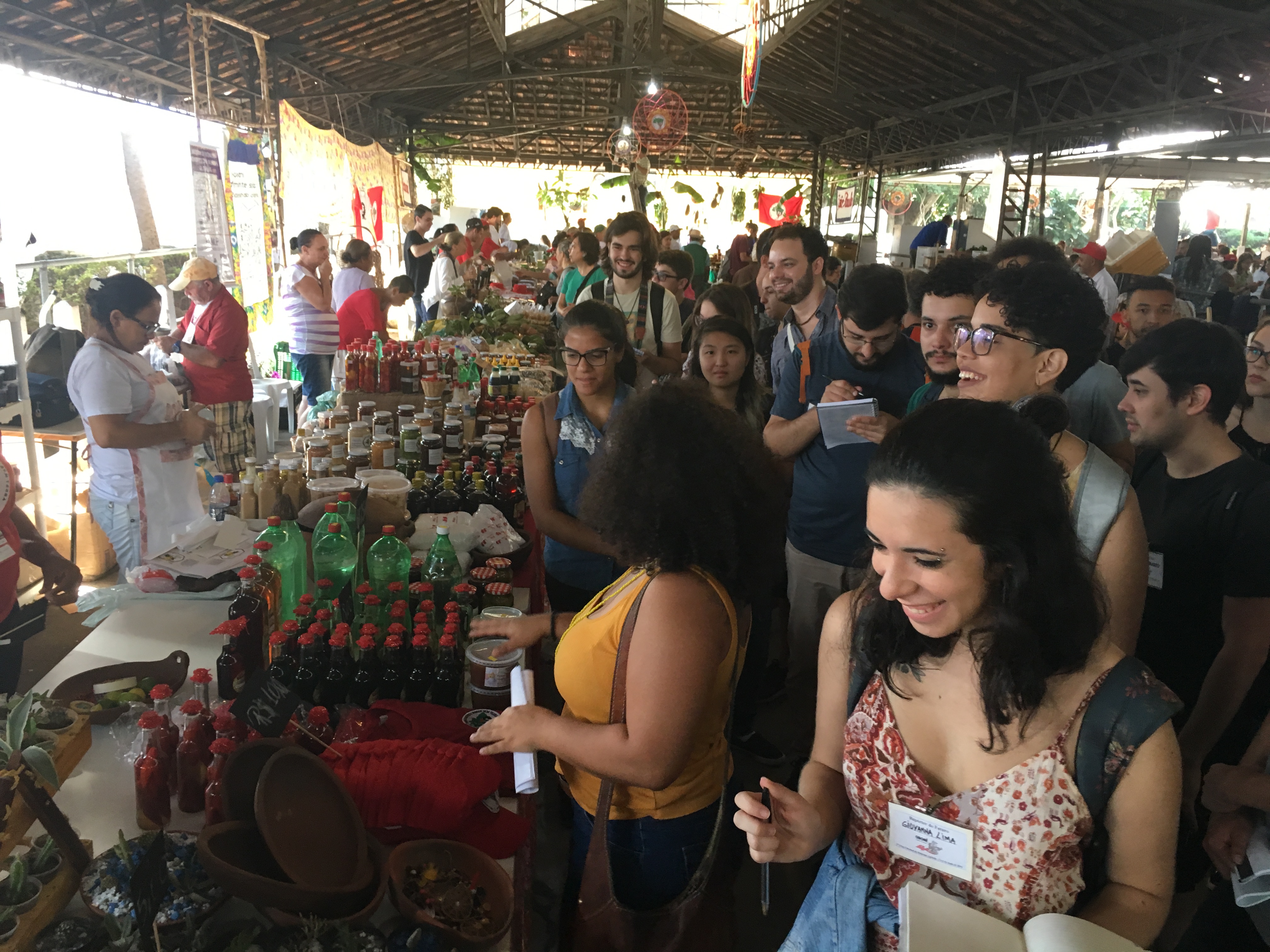 Foto: Repórteres do Futuro participam de cobertura da III Feira Nacional da Reforma Agrária 