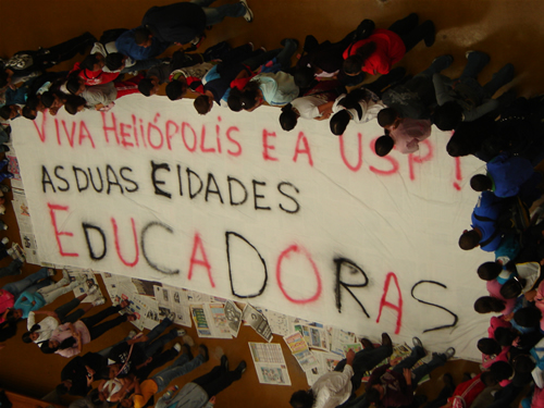Foto: Heliópolis visita a USP no Dia do Professor